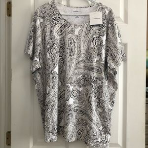 Croft and Barrow short sleeve shirt 3X NWT